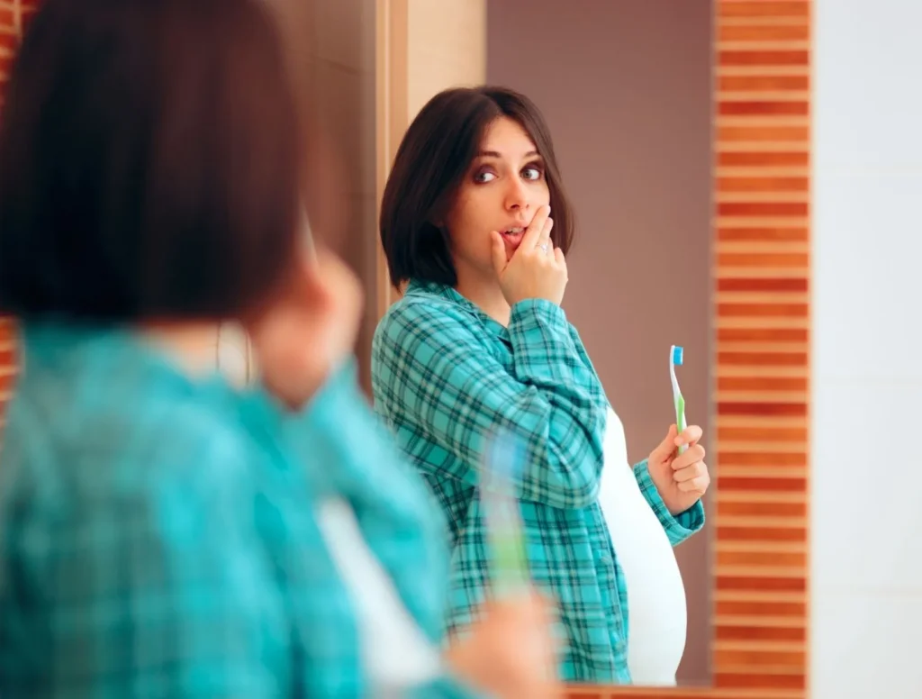 pregnant women has toothache